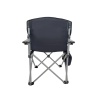 Katlanır Kamp Piknik Sandalyesi - Madfox Journey - Siyah/Gri - 547284 - Taşıma Çantalı