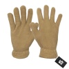 3lü Kışlık Set Polar Bere, Eldiven, Boyunluk -  Warm - Kum - (SBLN.008)
