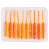 Silikon Sahte Kurt - LRF Yem - 1g 52mm - Fishack Wormix - Fluo Orange - UV Silikon