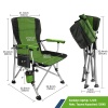Katlanır Kamp Piknik Sandalyesi - Madfox Roxy - Yeşil/Siyah - 546247  - Taşıma Çantalı