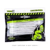 Silikon Sahte Kurt Yem - 2,2g 87mm - Fishack Wormix - Silver White