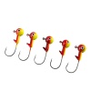 Jighead - Zoka - Kurşunlu Olta İğnesi - (XH-A 02) - Sarı Kır. - 18 Gr