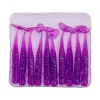 Silikon Sahte Kurt Yem - Fishack - 1g 50mm - Fishack WormiX- Purple - UV Silikon