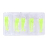 Silikon Kurt Yem - 1,1g 55mm - Fishack Wormix - 1 Adet - UV - Fluo Green - Karides Kokulu