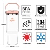 Çelik Termos - Igloo - Powder - 900ml - Beyaz/Somon - 205788