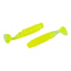 Silikon Kurt Yem - 1,5g 45mm - Fishack - 10 Adet - UV Silikon - Fluo Green - Karides Kokulu