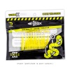 Silikon Sahte Kurt Yem - Fishack - 1g 50mm - Fishack WormiX- Fluo Green - UV Silikon