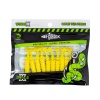 Silikon Kurt Yem - 1,5g 45mm - Fishack - 10 Adet - UV Silikon - Limon - Karides Kokulu