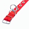 Dokuma Çivili Köpek Boyun Tasması - 4*70 cm - Kırmızı