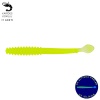 Silikon Sahte Kurt Yem - 2,2g 87mm - Fishack Wormix - Fluo Green - UV Silikon