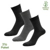 Bambu Erkek Soket Çorabı - 3 Çift - Dikişsiz - Malta - 17671 - Set 1