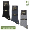Modal İplik Erkek Soket Çorap - 3 Çift - Dikişsiz - Atlas - 18002 - Set 4
