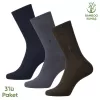 Bambu Erkek Soket Çorap - 3 Çift - Dikişsiz - Gagavuz - 17666 - Set 1