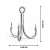 Üçlü İğne - Nikel Üçlü Kanca - Fishack 3210 - 10 Adet - No 10
