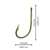 Olta İğnesi - Telescopic Star - Bronz - No: 5/0  (10lu Paket)