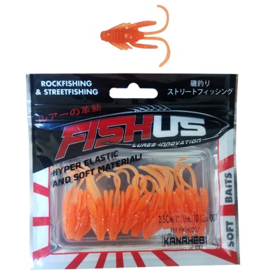 Fishus Soft Yem 2.5 cm FIKH-0207 (10lu)
