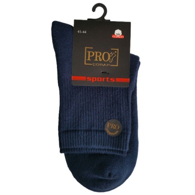 14013 Havlu Erkek Patik Çorabı Lacivert 41-44