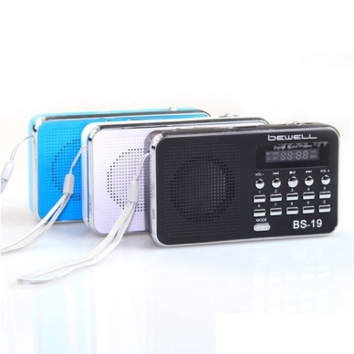 Bewell BS-19 USB Mini Radyo ve MP3 Çalar Hoparlör