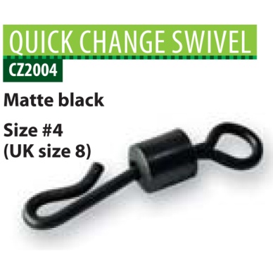 CZ 2004 Quick Change Swiwel #4 (10 Parça) Mat Siyah