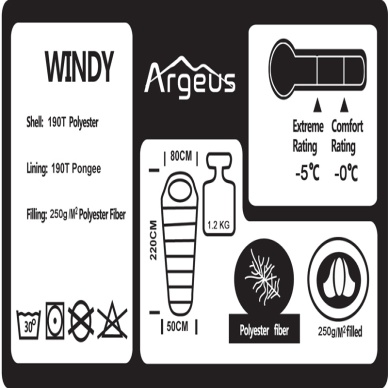 ARGEUS ARG-502 -5 C A.Haki Uyku Tulumu