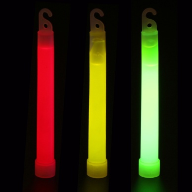 Argeus 6 Kimyasal Işık Çubuğu Kırmızı Renk 15 cm (Glow Stick)