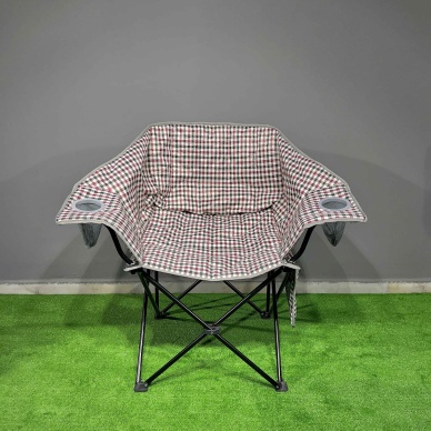 Argeus Nevgrande Comfort Katlanabilir Kamp Sandalyesi Kare Desenli
