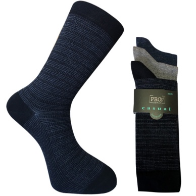 8501-3 Penye Casual 3lü Erkek Çorabı
