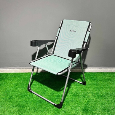 Argeus Rock 2li Bardaklı Katlanabilir Sandalye ve Masa Seti - Su Yeşili (A-03)