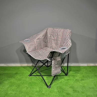 Argeus Nevgrande Comfort Katlanabilir Kamp Sandalyesi Kare Desenli
