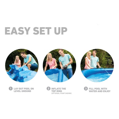 Intex Easy Şişme Aile Havuzu 244*61 cm (28106)