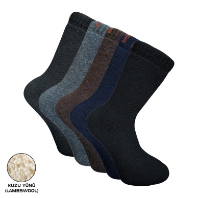 Pro Çorap İglo Havlu Kuzu Yünü Erkek Çorabı 41-44 (13901)