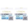 LOreal Paris Üç Etkili Nemlendirici Ferahlatıcı Jel Krem 2 x 50 ML