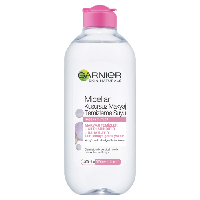 Garnier Micellar Hassas Ciltler Kusursuz Makyaj Temizleme Suyu 400 ML