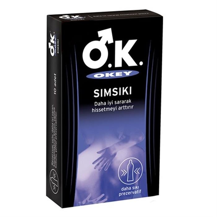 Okey Sımsıkı Prezervatif 10 Adet
