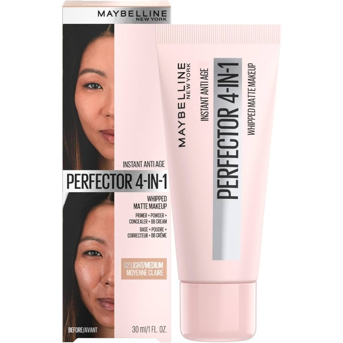 Maybelline New York Perfector 4in1 Whipped Make Up 02 Light Medium