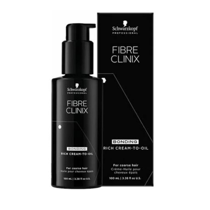 Schwarzkopf Fibre Clinix Bonding Rich Cream-to-Oil Kalın Telli Saçlar İçin Krem Bakım Yağı 100ml