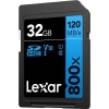 Lexar 32GB High-Performance 800x UHS-I SDHC Memory Card (BLUE Series)