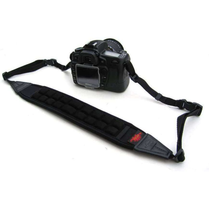 Aircell Canon Nikon Sony DSLR kamera kayış siyah neopren APS55