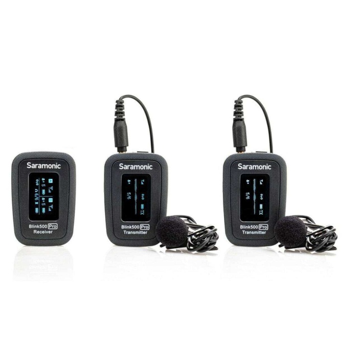 Saramonic Blink 500 Pro B2 Kablosuz Çift Kişilik Yaka Mikrofonu