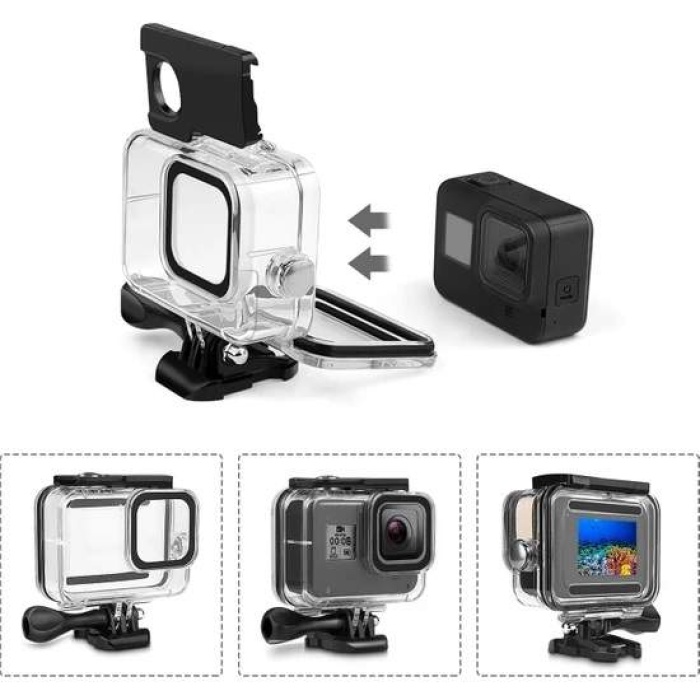 Gopro Hero 8 Black Su Geçirmez Koruma Kabı Housing