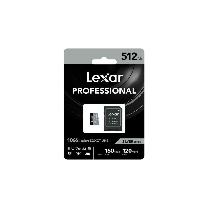 Lexar 512GB  High Performance 1066x Micro Hafıza Kartı