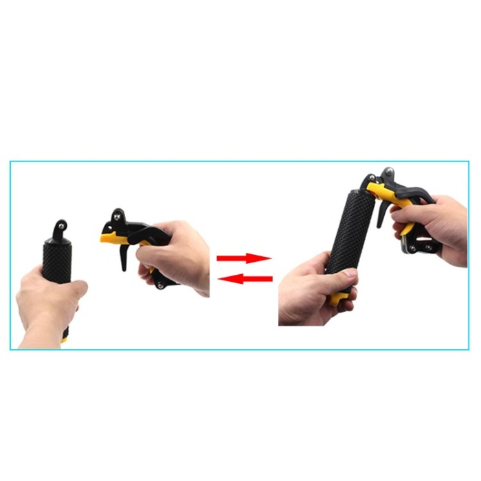 GOPRO ŞAMANDIRALI TETİK DEKLANŞÖRLÜ MONOPOD