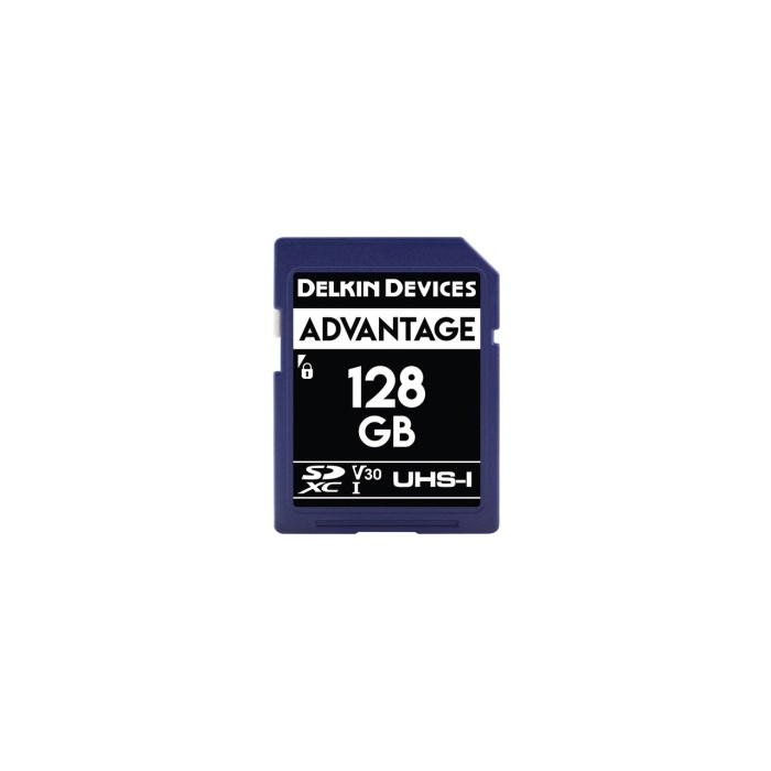 Delkin Devices 128GB Advantage UHS-I V30 SDXC Hafıza Kartı