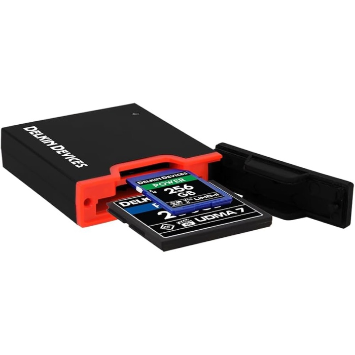 Delkin Devices USB 3.0 Dual Slot SD UHS-II and CF Hafıza Kartı Okuyucu