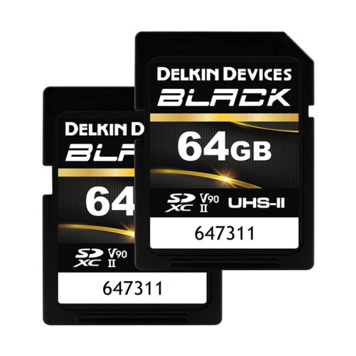 DELKIN DEVICES BLACK 64GB SD UHS-II U3 V90 Hafıza Kartı