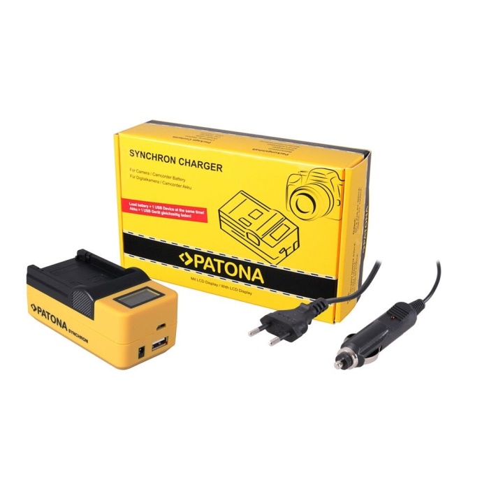 Patona 4525 Synchron Sony NP-FM50 NP-F970 için USB Şarj Cihazı