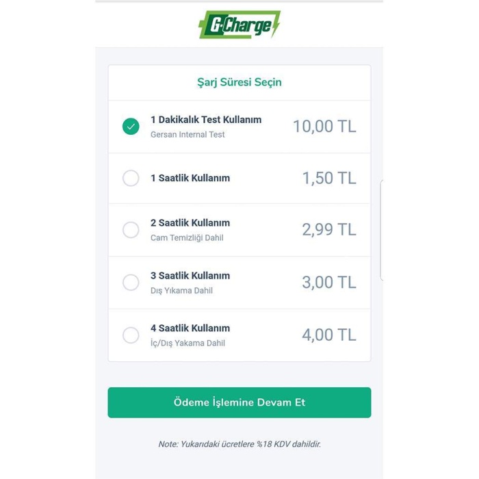 OCPP Server işletme Yazılımı - ilave QR kod ile kredi kartı üzerinden ödeme modülü