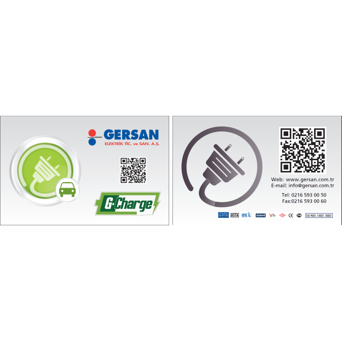G-Charge RFID Kart (G-Charge RFID Card)