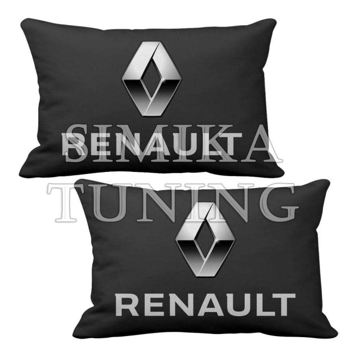 RENAULT LOGOLU 2’Lİ BOYUN YASTIĞI 5 RENK ÇEŞİT ARKASI LASTİKLİ