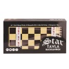 1021798 Star Antik Ceviz Tavla Takımı